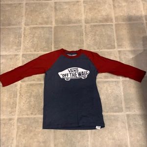 Vans 3 quarter sleeve